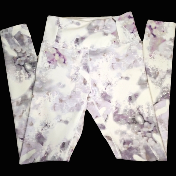 CALIA by Carrie Underwood Pants - CALIA by Carrie Underwood Abstract Purple and White Leggings